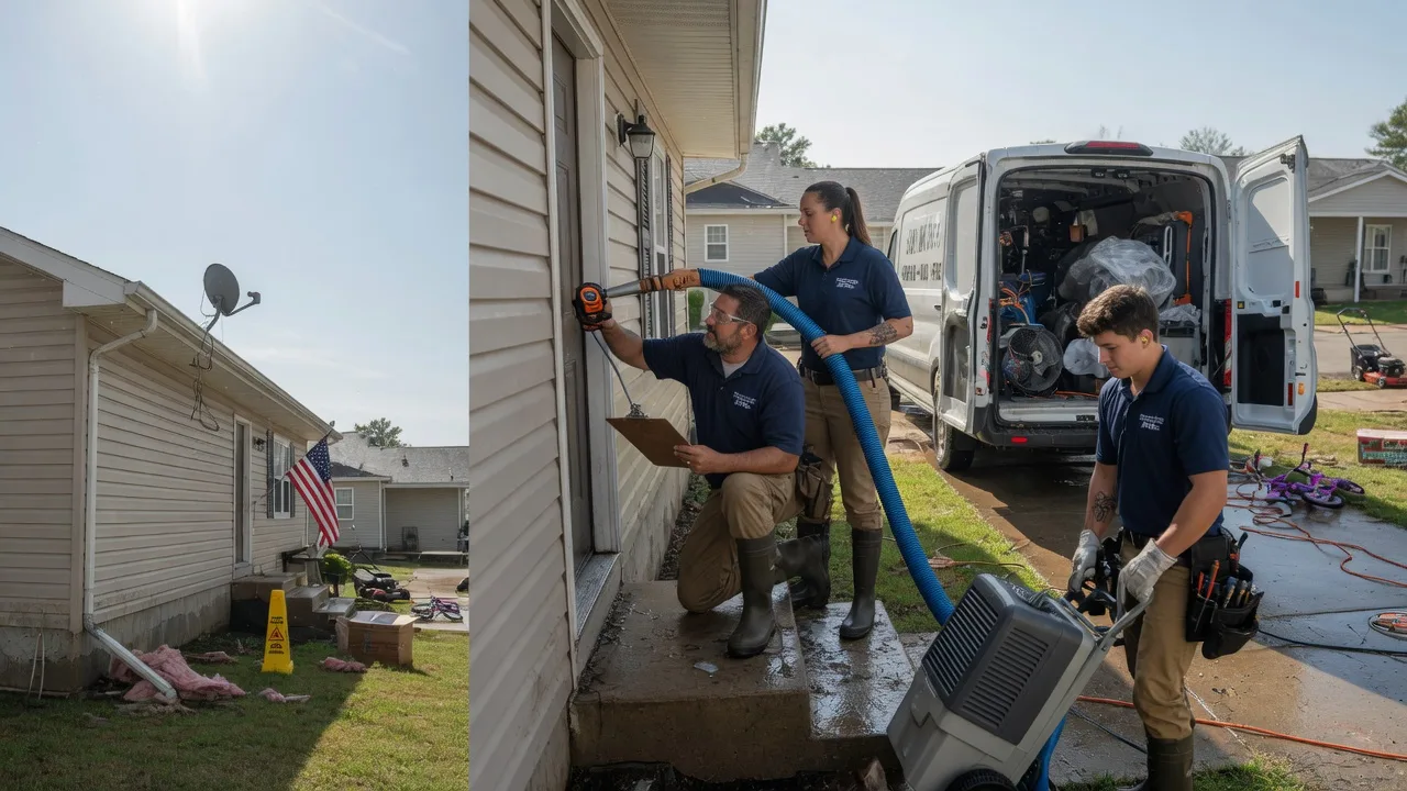 Ceiling Water Damage Restoration in Grand Cane, LA near me
